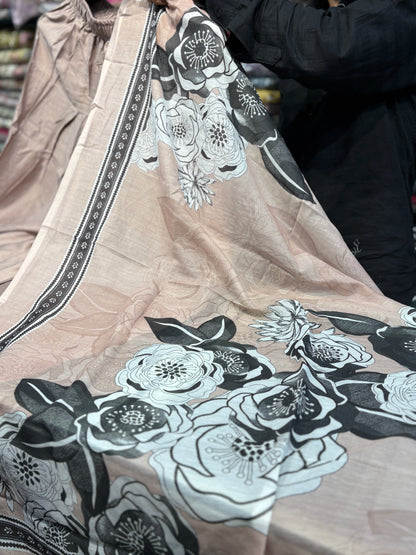 Pink Embroidered Pakistani Farshi Salwar Suit